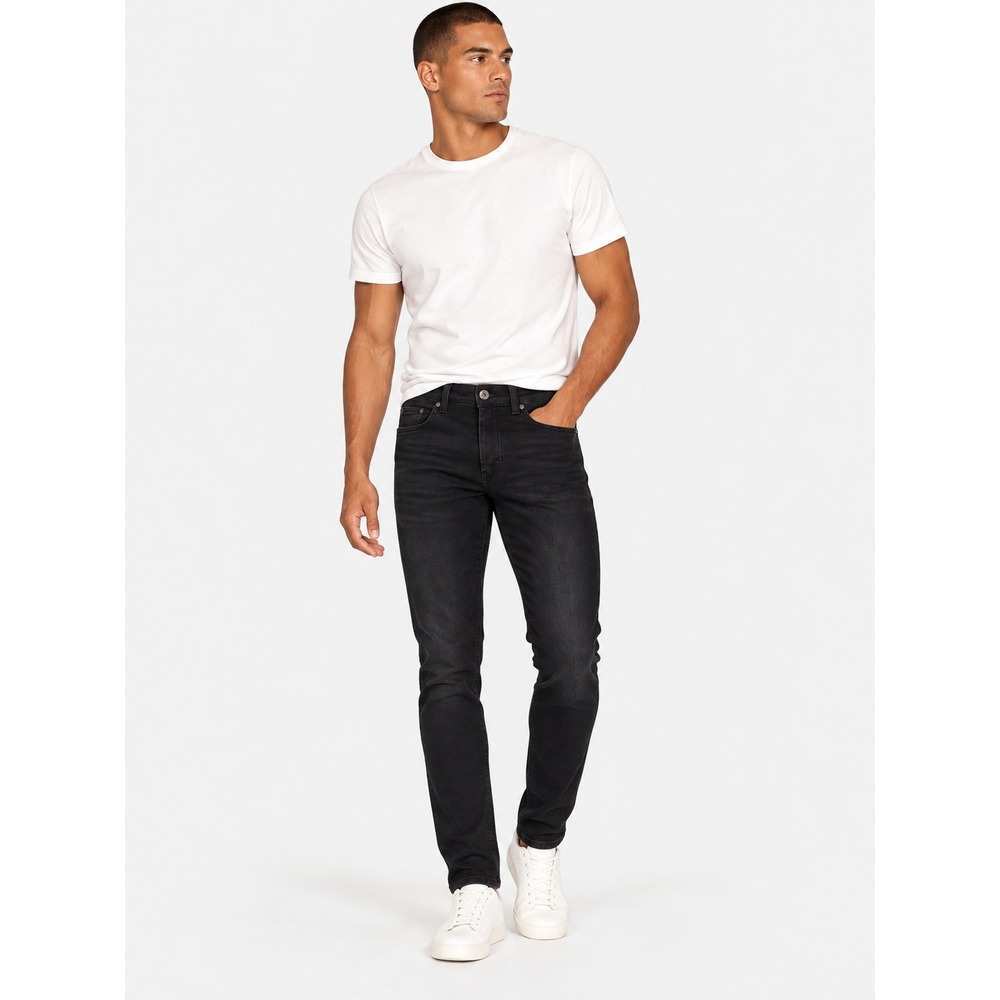 OTHER UK Skinny Jeans Black Faded Wash Stretch Denim 28